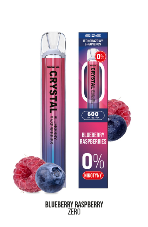 SKE Crystal - Blueberry Raspberries 600 Puffs 0 Mg